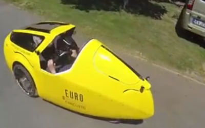 TRIcon trike as a base for velomobile