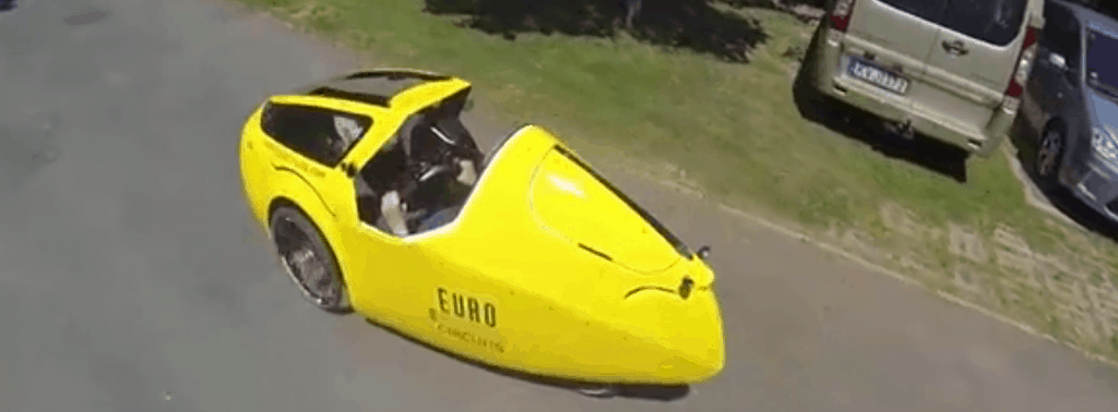 TRIcon trike as a base for velomobile