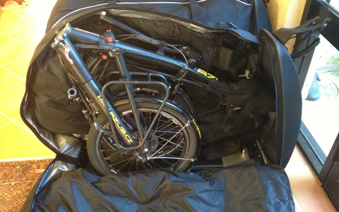 Origami perfectly packed for air travels