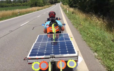 Corinne Courvalin visiting AZUB during the Sun Trip 2018