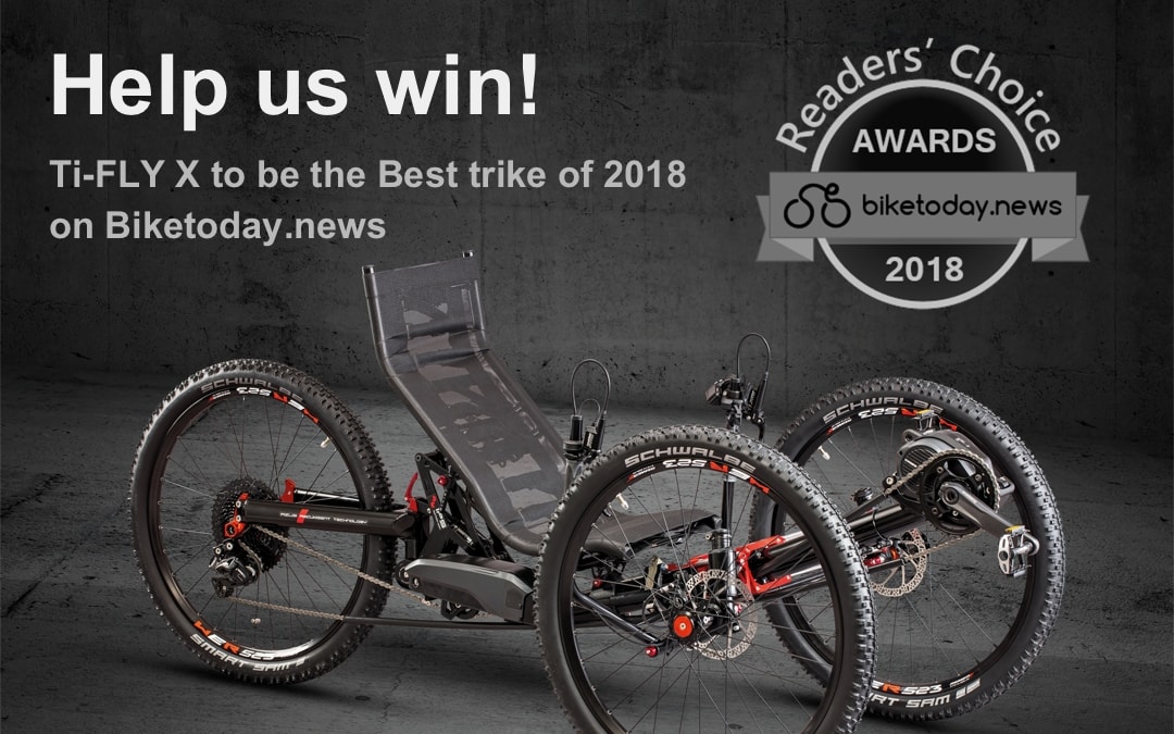 HELP US WIN THE BEST TRIKE OF 2018!