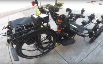 Solar powered AZUB T-Tris