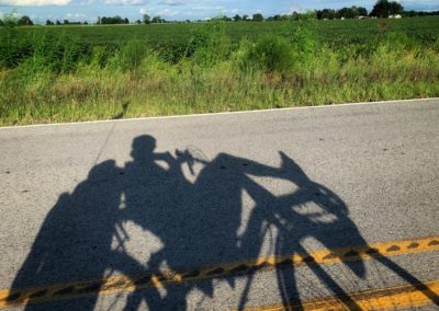 Comfortable ride on a recumbent