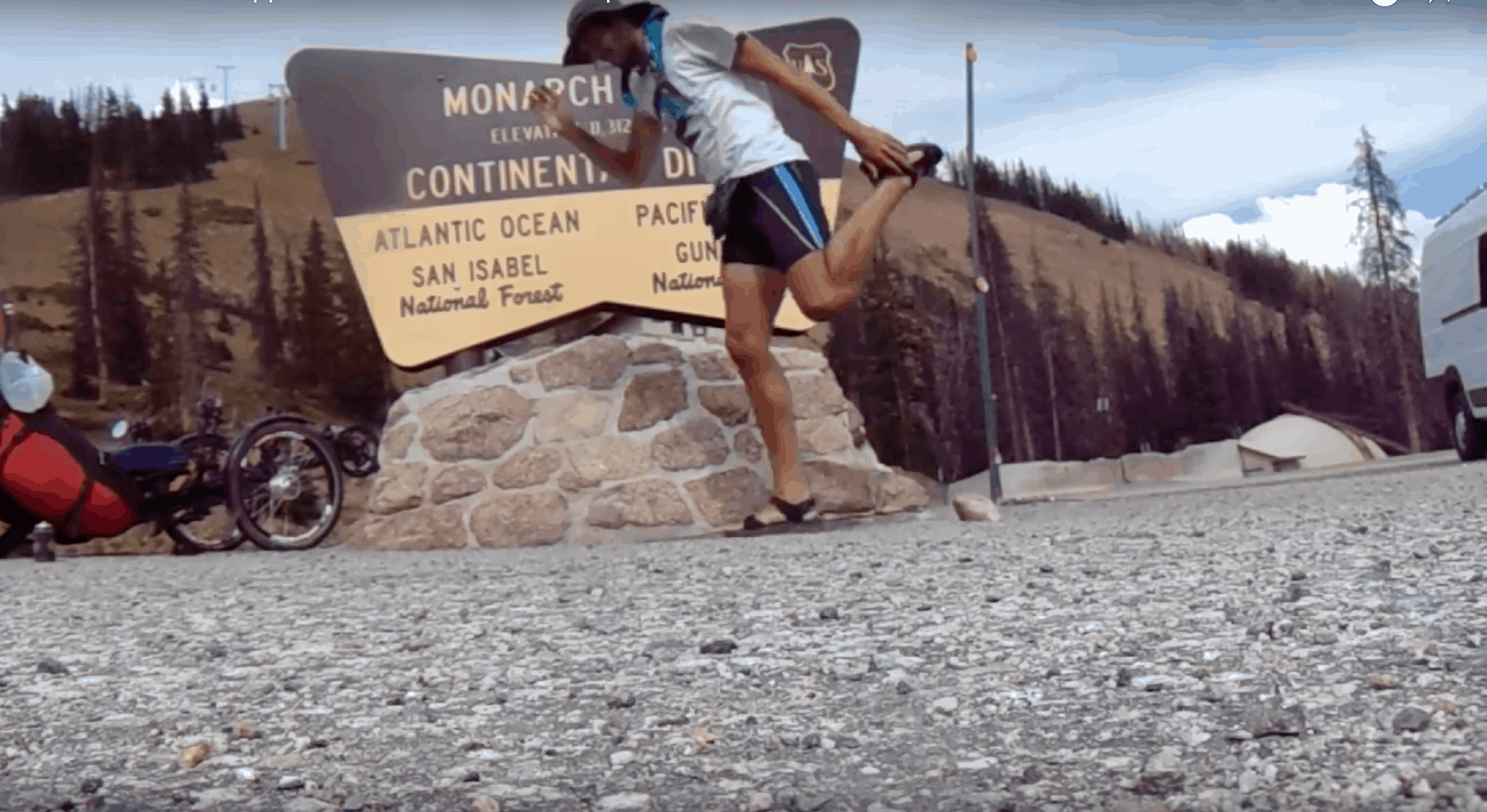 touring USA with recumbent trike