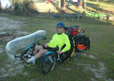 James and his blue white AZUB TRIcon 26