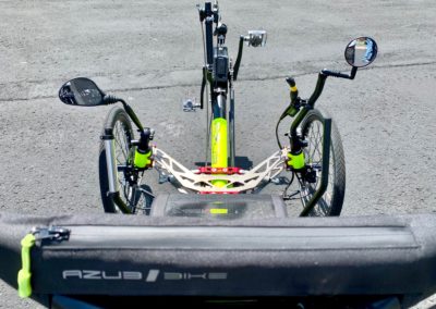 AZUB Ti-FLY 26 adjusted for riding without arms