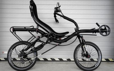 The BATbike – deep black AZUB MINI with Rohloff