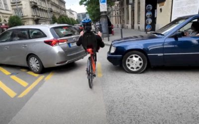 Car vs. recumbent bike race