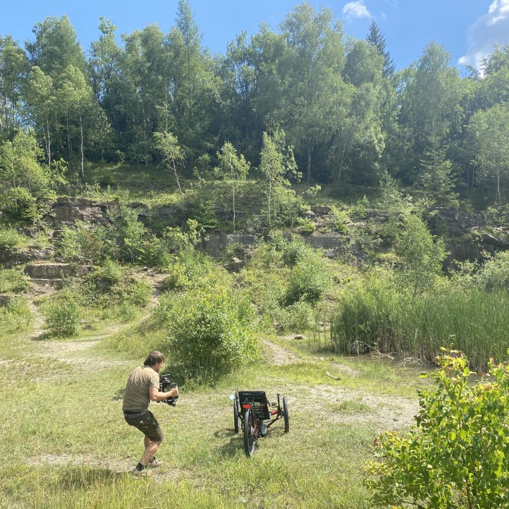 folding recumbent trike from AZUB - lom Rasová