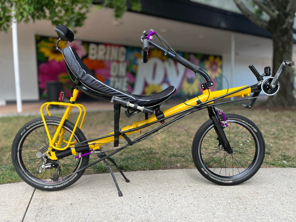 AZUB Origami folding recumbent bike