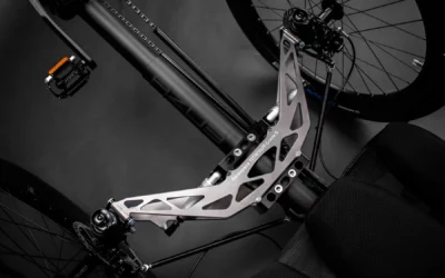 Black anodizing for all variants of the Ti-FLY full-suspension trike