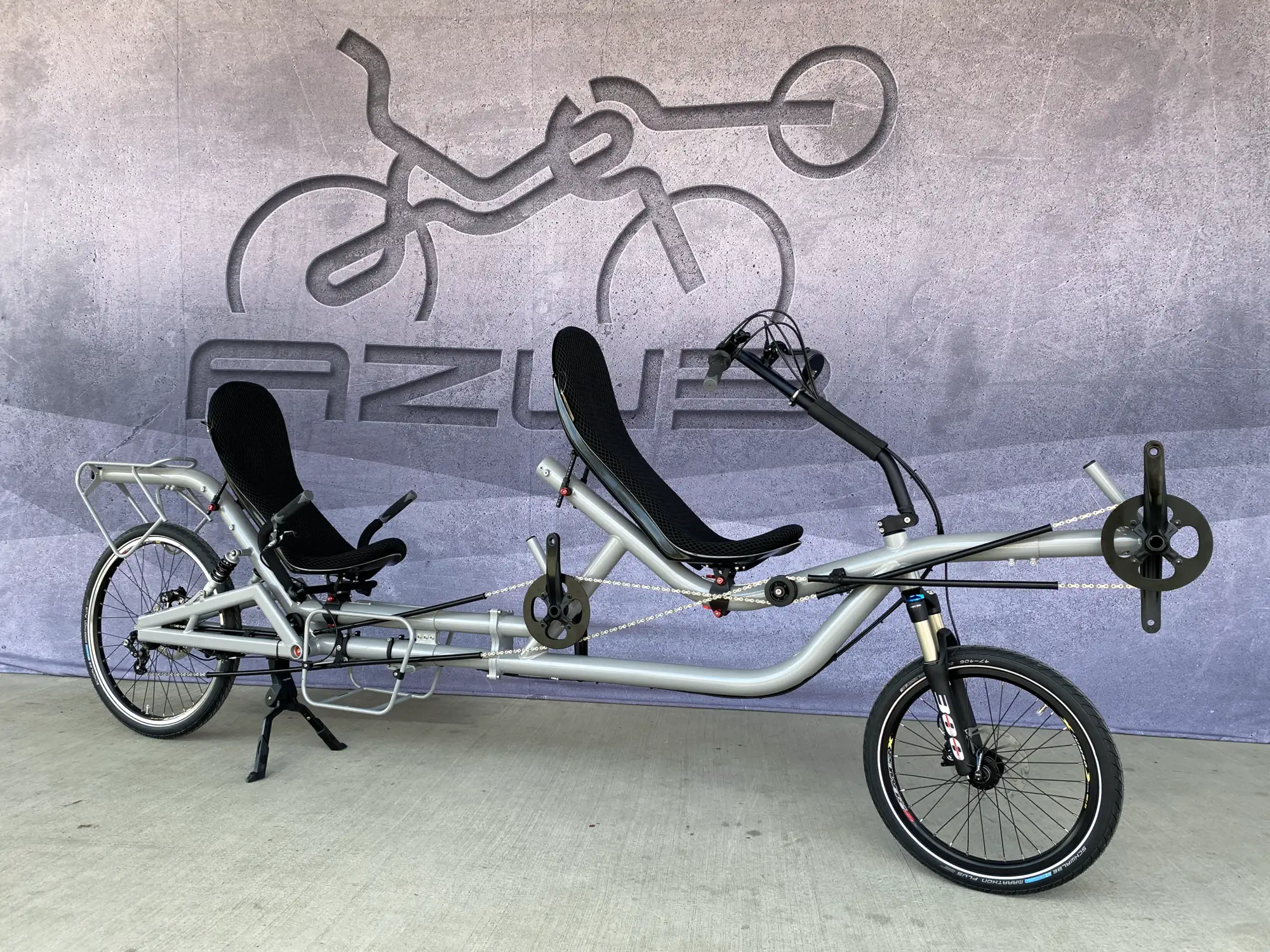 AZUB TWIN recumbent tandem from Czechia