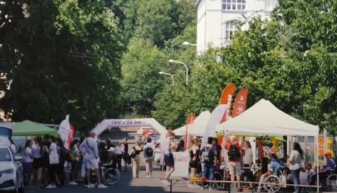 Albertovský den Praha - testování lehokol AZUB