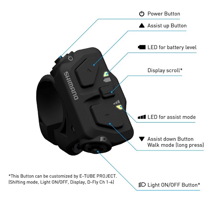 Functions of the new e-assist controler of the Shimano Steps 2023