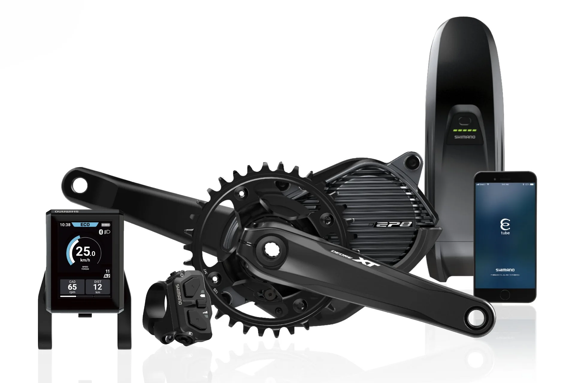 Shimano Steps EP8 elektromotor pro lehokola