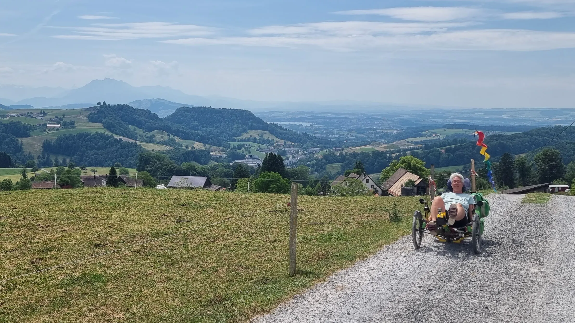 Recumbent triking through Switzerland using e-assist bikes-1