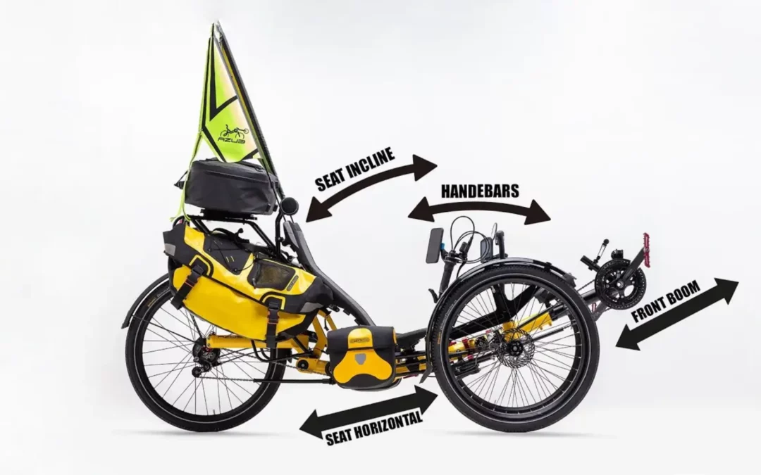 Adjusting your recumbent trike & also bike to fit your body and your riding style