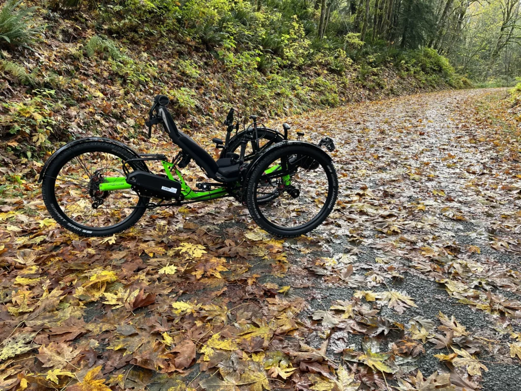 Using the AZUB Ti-FLY X recumbent trike is phenomenal