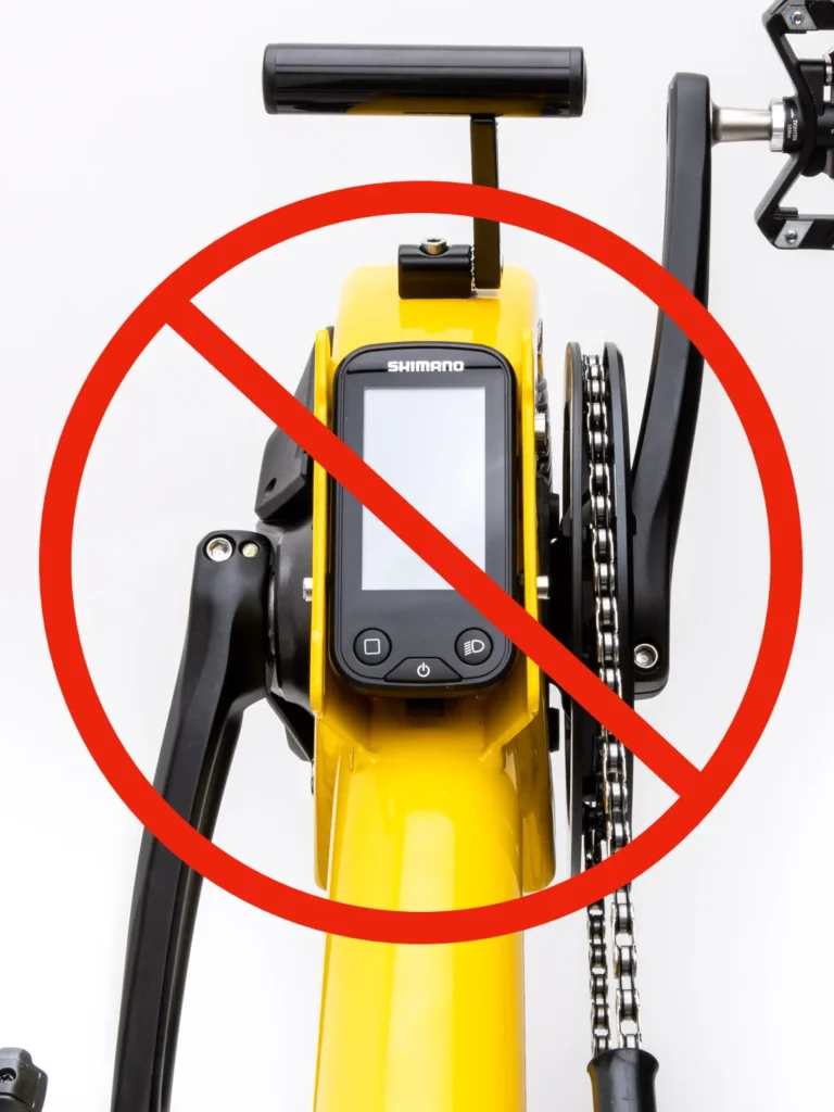 no more central display on AZUB recumbents