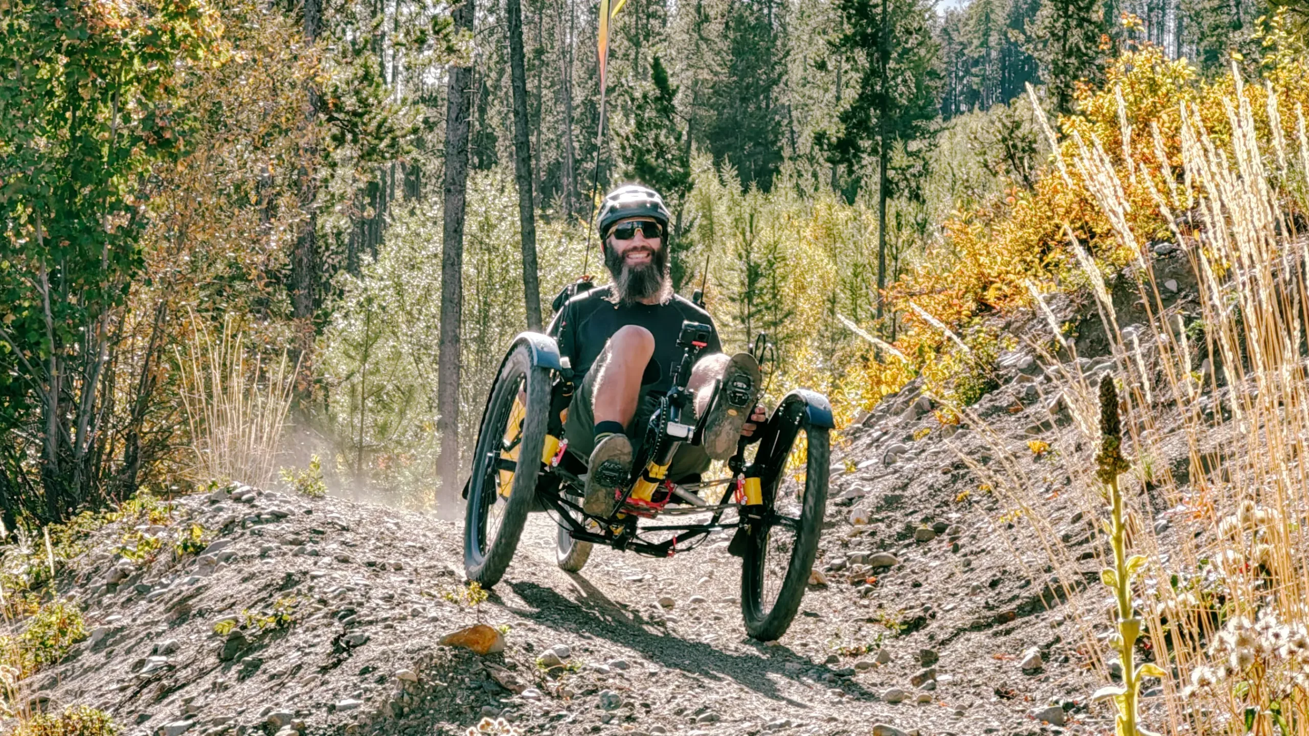 Granden Bertrand - off-road trike rider