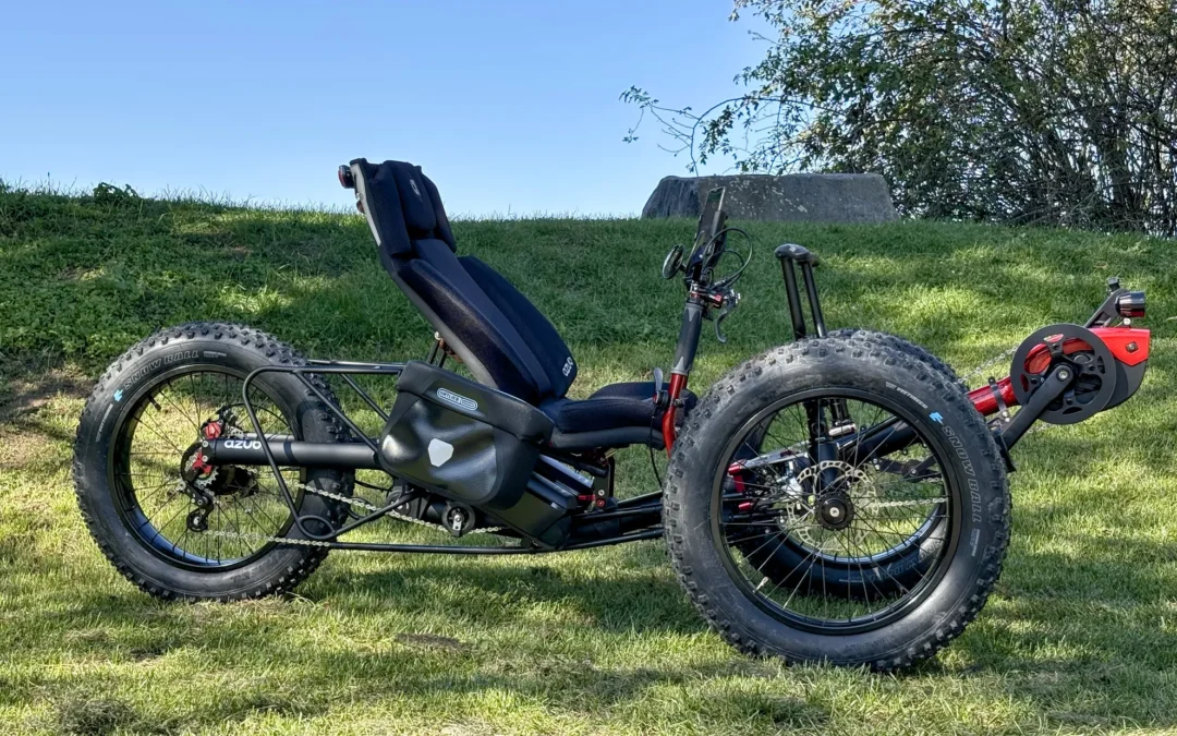 AZUB Ti-Fly with FAT Tyres: First Fully Suspended FAT trike from AZUB