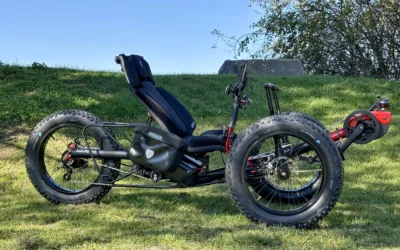 AZUB Ti-Fly with FAT Tyres: First Fully Suspended FAT trike from AZUB