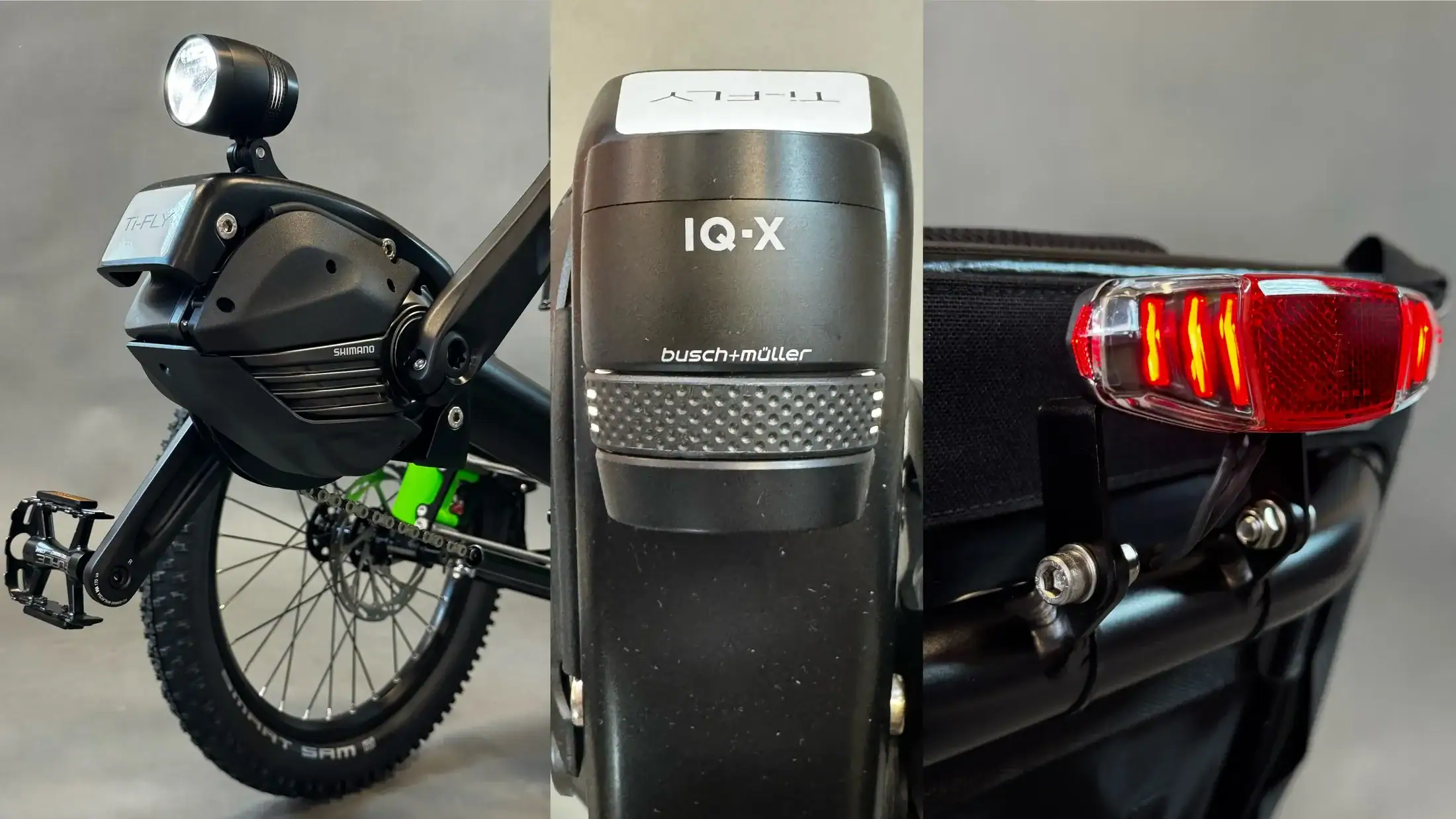 New light set for E-BIKES, AZUB